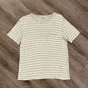 Alexander wang striped pocket t shirt
